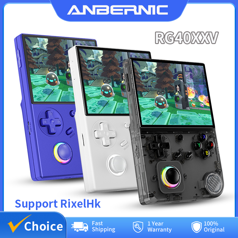 Retro Gaming Os - ANBERNIC RG40XXV Retro คอนโซลเกมมือถือ 4 ''หน้าจอ