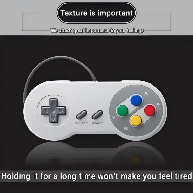 Retro Gaming With Raspberry Pi - 2 ชิ้น USB เกมแพด เรโทรเกมมิ่งจอยสติ๊กคอนโทรลเลอร์แบบมีสายสำหรับเกมลินุกซ์พีซี NESPi