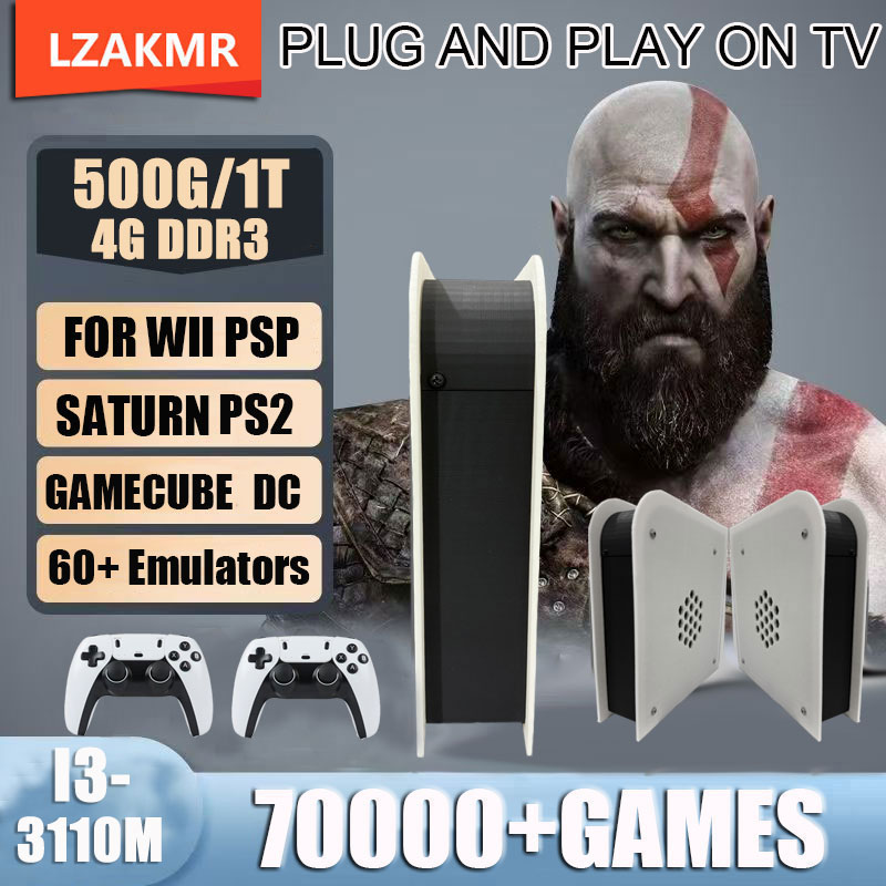 Retro Gaming Os - คอนโซลเกมไร้สาย 8G RAM Retro พร้อมหน่วยความจำ 2T