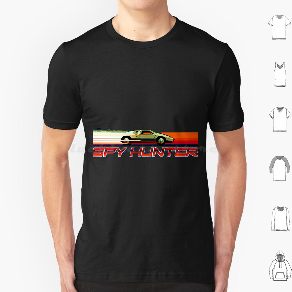 Retro Gaming Games - เสื้อยืดเกม Mod.5 Arcade Hunter ไซส์ใหญ่ ผ้าฝ้าย