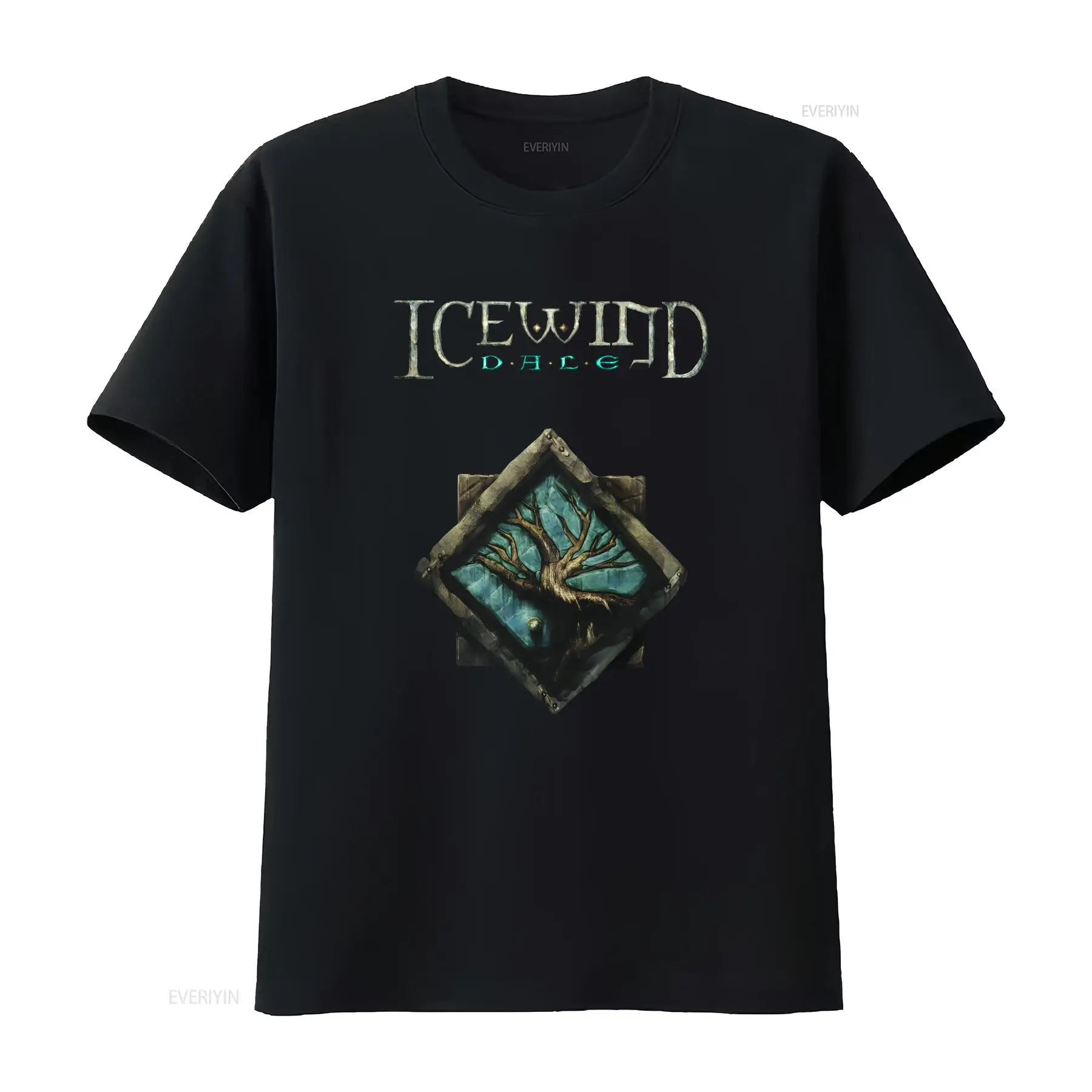 Retro Gaming Games - เสื้อยืดลายโลโก้เกม Icewind Dale คลาสสิก เกม RPG