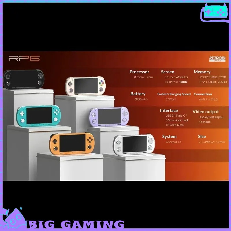 Retro Gaming Monitor - สำหรับเครื่องเล่นเกมพกพา Retroid Pocket G2 หน้าจอ OLED