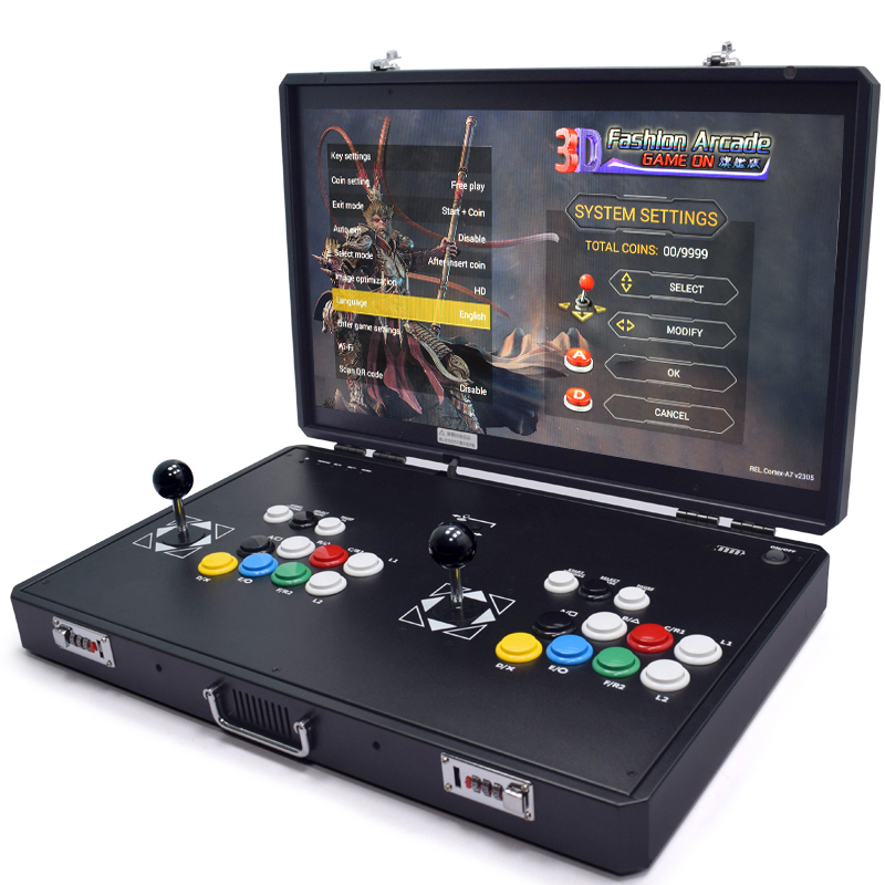 Retro Gaming Store - PANDORA H3 24นิ้วจอแอลซีดีคอนโซลอาเขต, 23000เกม, บอร์ดผู้เล่น PCB