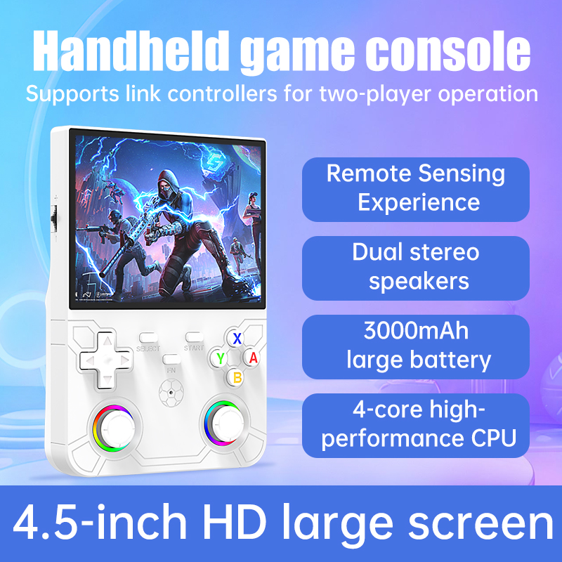 Retro Gaming Monitor - เครื่องเล่นเกมพกพา R36 Ultra X Retro ระบบโอเพ่นซอร์ส
