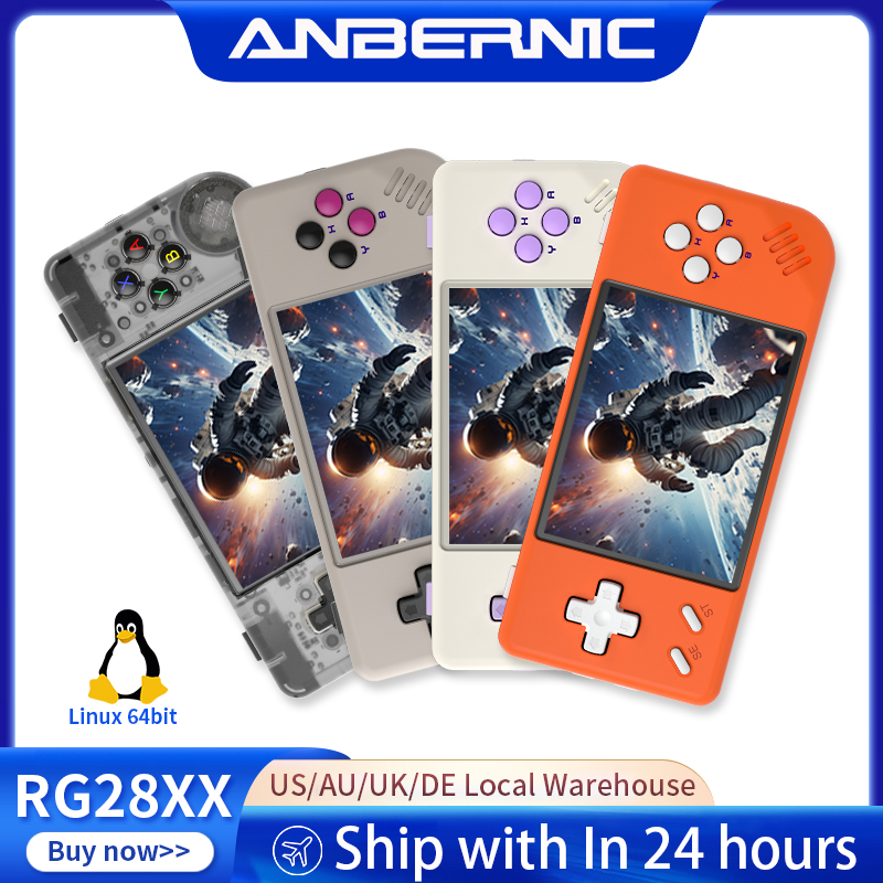 Retro Gaming Os - ANBERNIC RG28XX เครื่องเล่นเกมพกพาแบบเรโทร ระบบปฏิบัติการลินุกซ์ 64 บิต