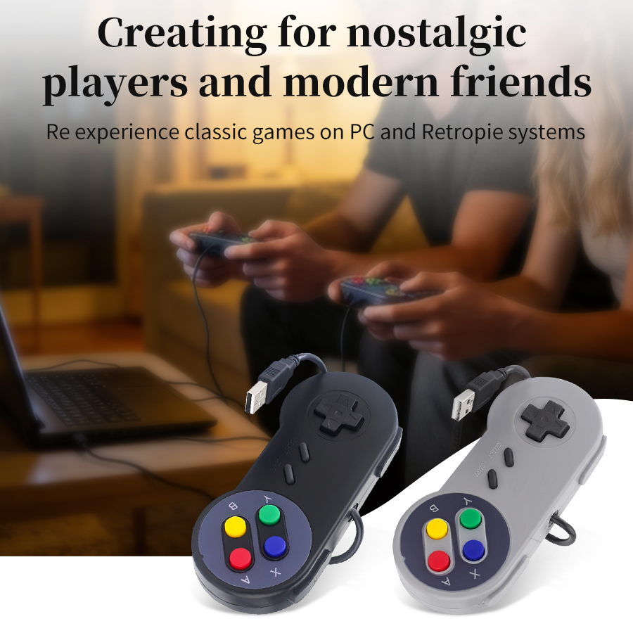 1-2 ชิ้นคอนโทรลเลอร์ USB SNES  - Retro Gaming With Raspberry Pi บทวิจารณ์และราคา