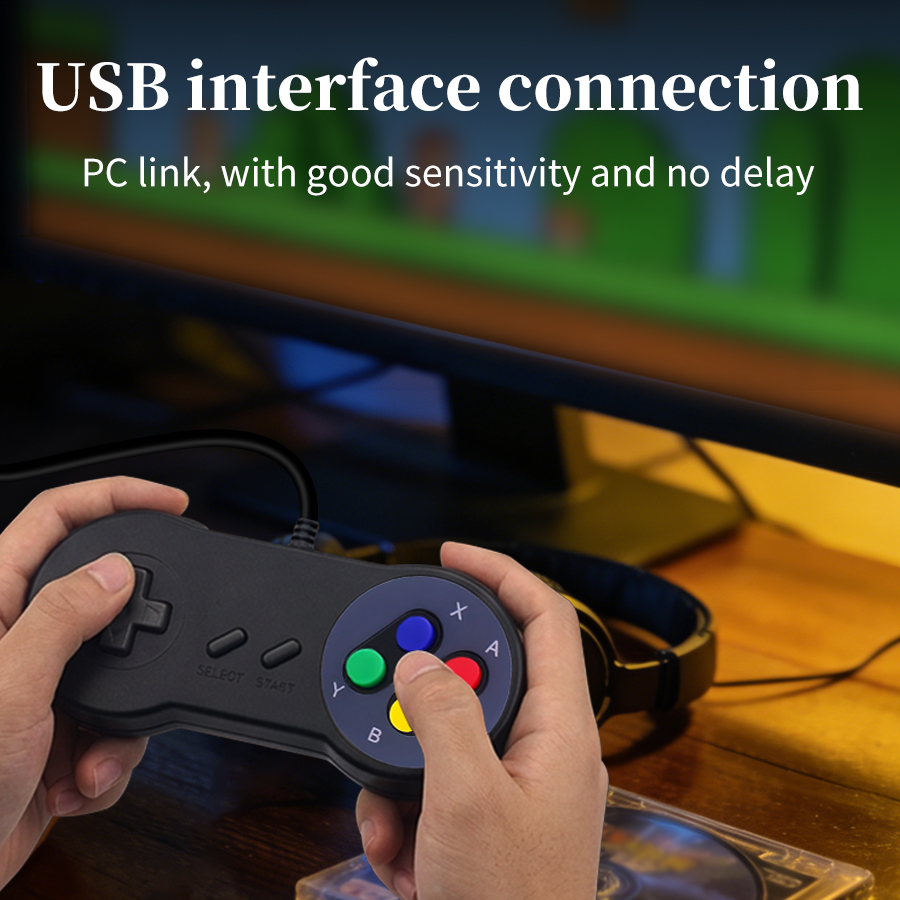 1-2 ชิ้นคอนโทรลเลอร์ USB SNES  - Retro Gaming With Raspberry Pi บทวิจารณ์และราคา
