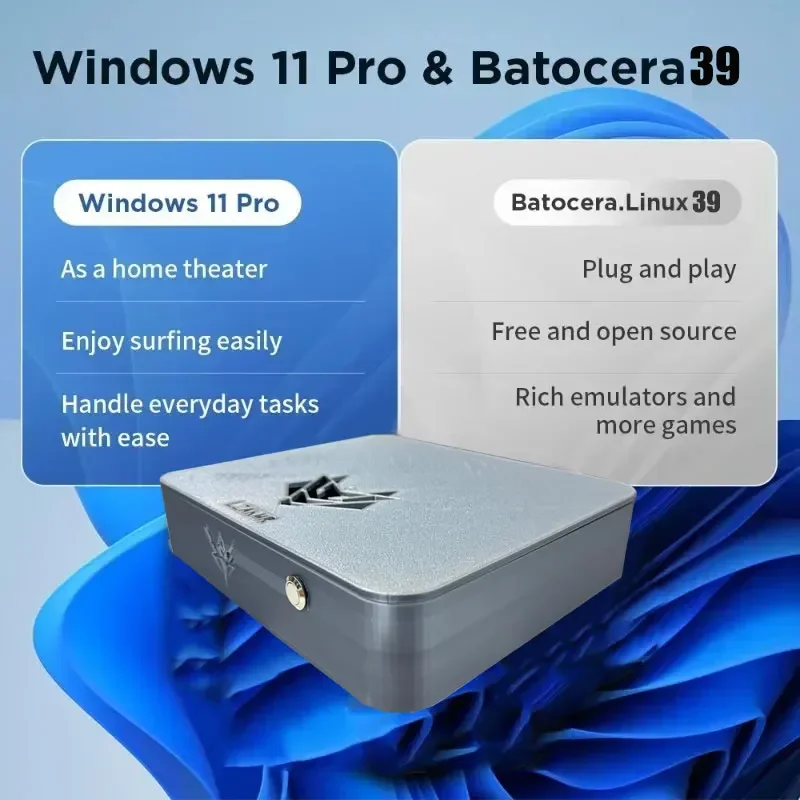 กล่องเกมระบบคู่ AK1 Pro 70000+ - Retro Gaming Os บทวิจารณ์และราคา