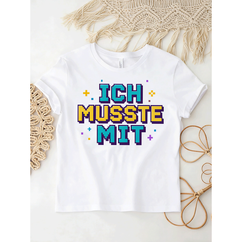 ฉันต้องใช้เสื้อยืดลายมีมภาษาเย - Retro Gaming Fonts บทวิจารณ์และราคา