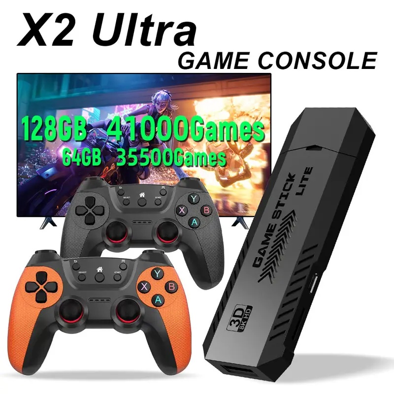X2 Ultra Pro Retro Game Stick  - Retro Gaming Os บทวิจารณ์และราคา