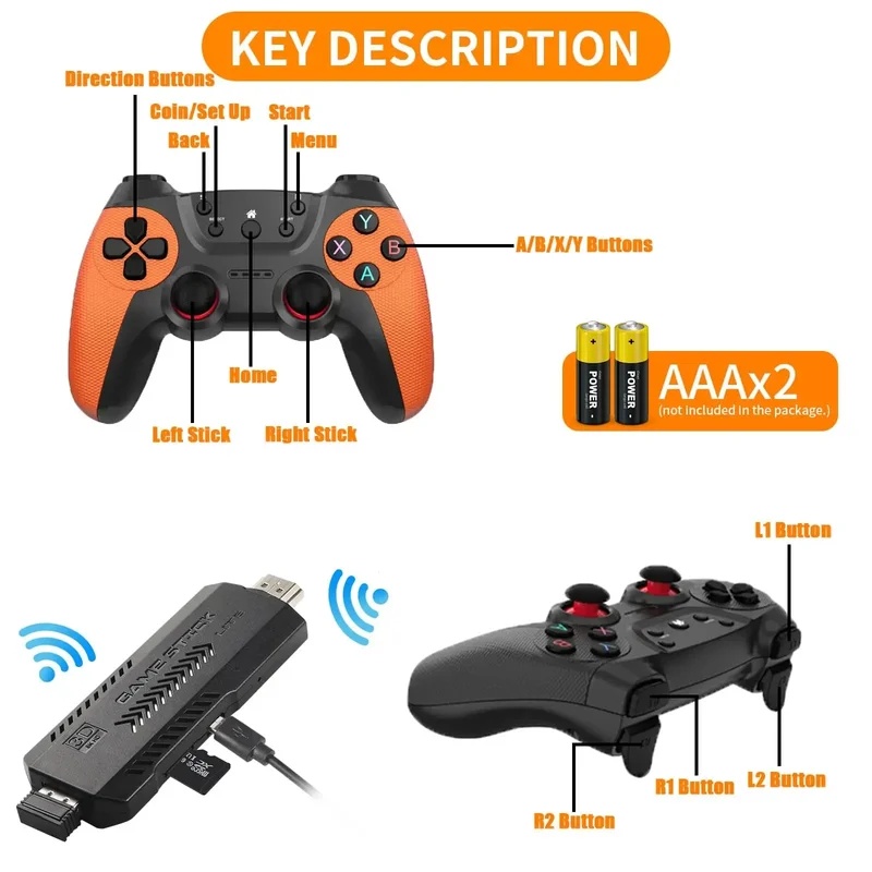 X2 Ultra Pro Retro Game Stick  - Retro Gaming Os บทวิจารณ์และราคา