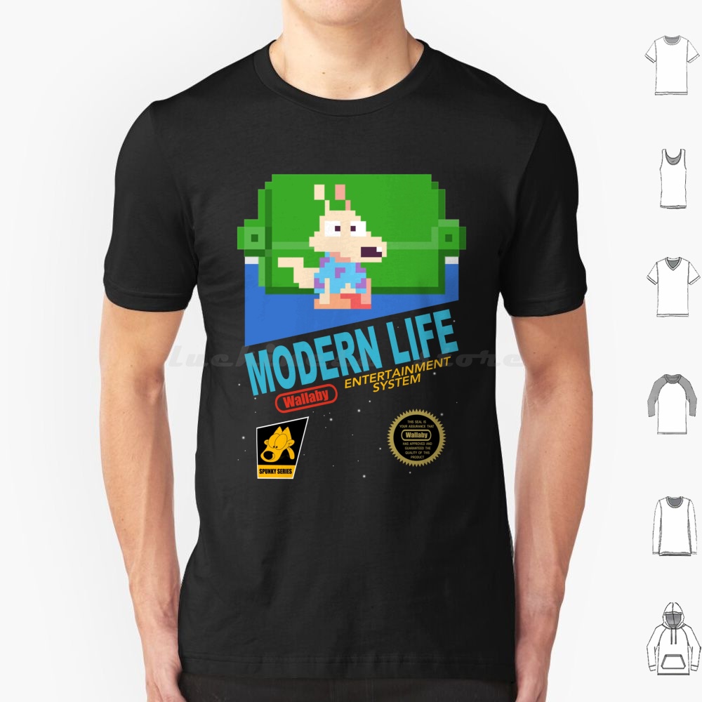โมเดิร์นไลฟ์เสื้อยืด 6xl ผ้าฝ้ - Retro Gaming Life บทวิจารณ์และราคา