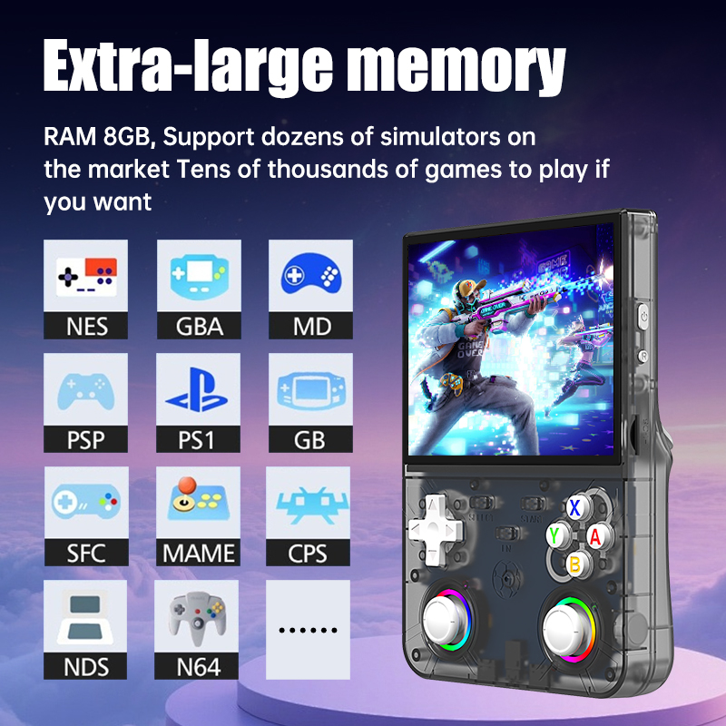 เครื่องเล่นเกมพกพา R36 Ultra X - Retro Gaming Monitor บทวิจารณ์และราคา