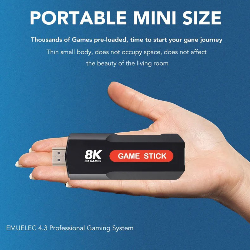 X2 เกมสติ๊ก HD 4K 8K 3D คอนโซล - Retro Gaming Os บทวิจารณ์และราคา