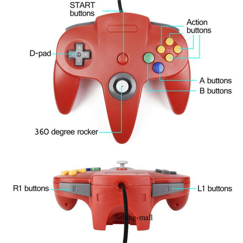 N64 Controller คลาสสิก USB แบบ - Retro Gaming Os บทวิจารณ์และราคา