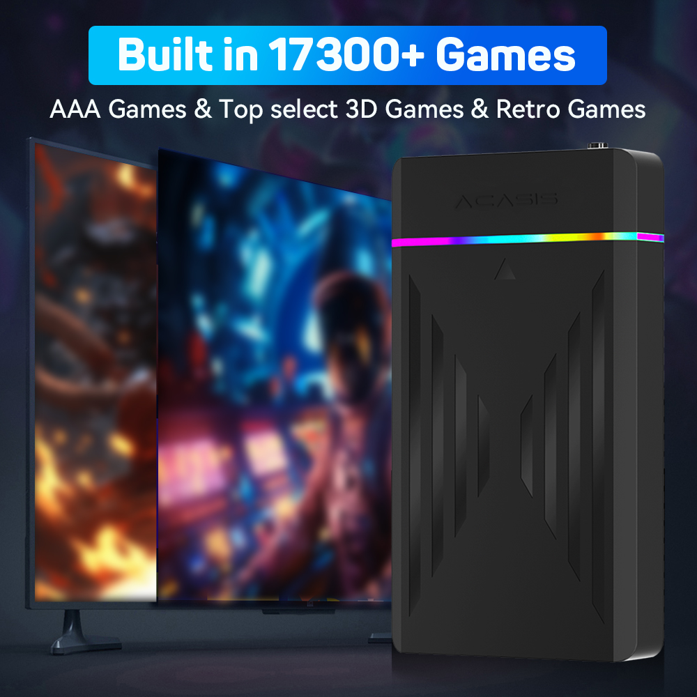 3TB แบบพกพา HDD LaunchBox/Retr - Retro Gaming Os บทวิจารณ์และราคา