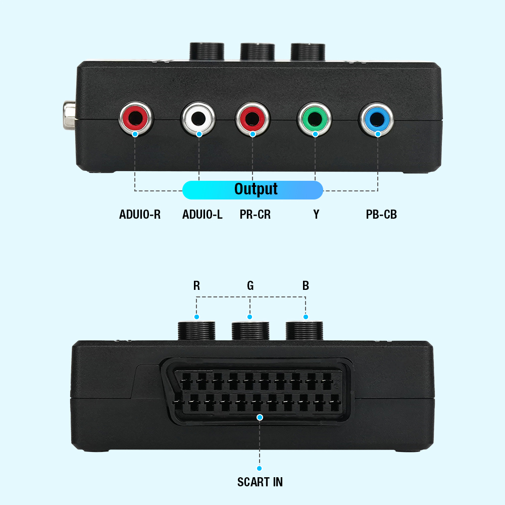 RGBS VGA TO YPBPR ตัวแปลงสัญญา - Retro Gaming Unit บทวิจารณ์และราคา